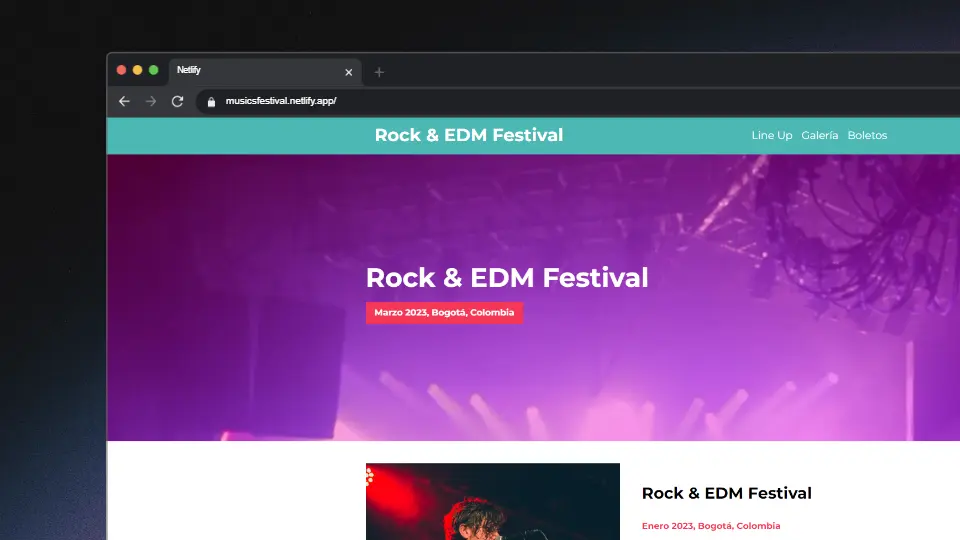 Captura de pantalla del proyecto /projects/MusicFestival.webp